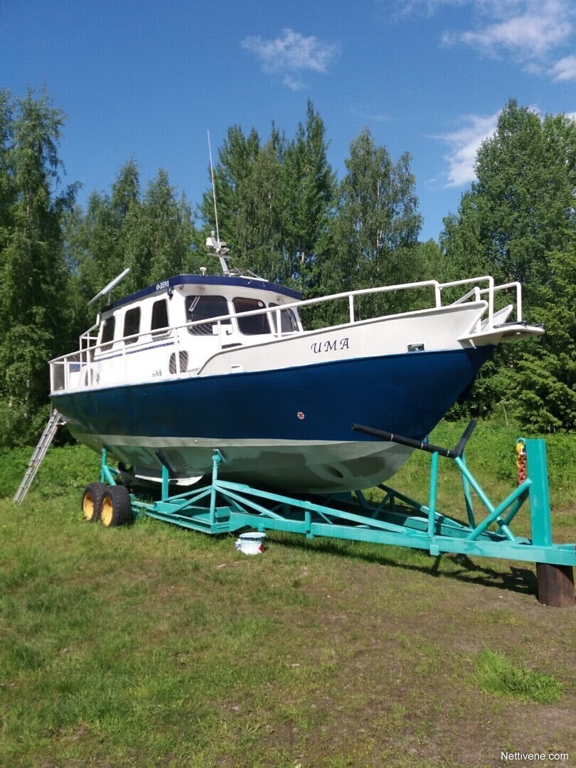 Teräsvene täyskatettu Motor boat 1989 Puumala Nettivene