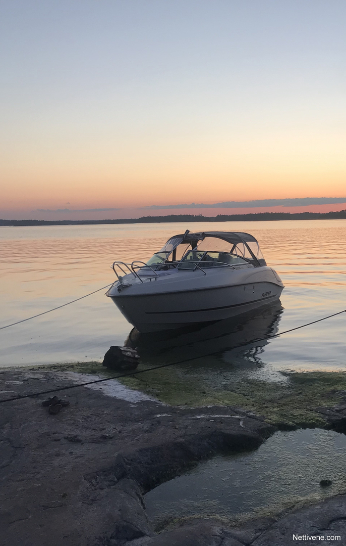 Flipper Dc Valkoinen Moottorivene Motor Boat Espoo Nettivene