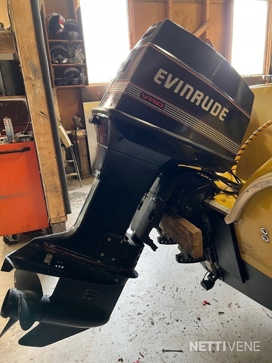 Evinrude 60 VRO Moottori 1991 Joutseno Nettivene