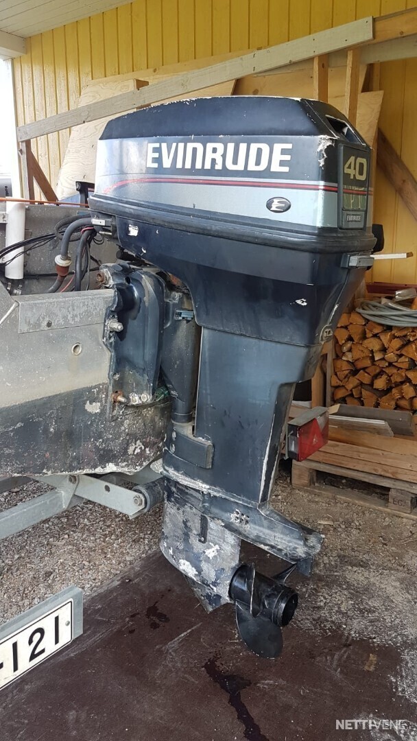 Evinrude 40 Vro Poistettu Be40tleuc Moottori 1997 Pornainen Nettivene